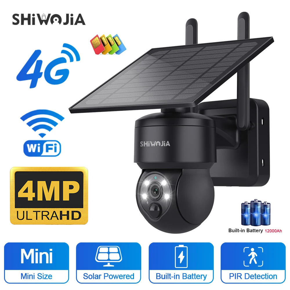 Solar Panel Tilt Mount - SHIWOJIA WIFI Không Dây PTZ Năng