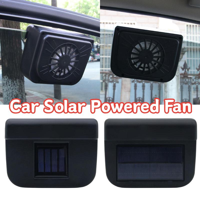Renewable Energy Fan - Car Solar Powered Fan USB Rechargeable