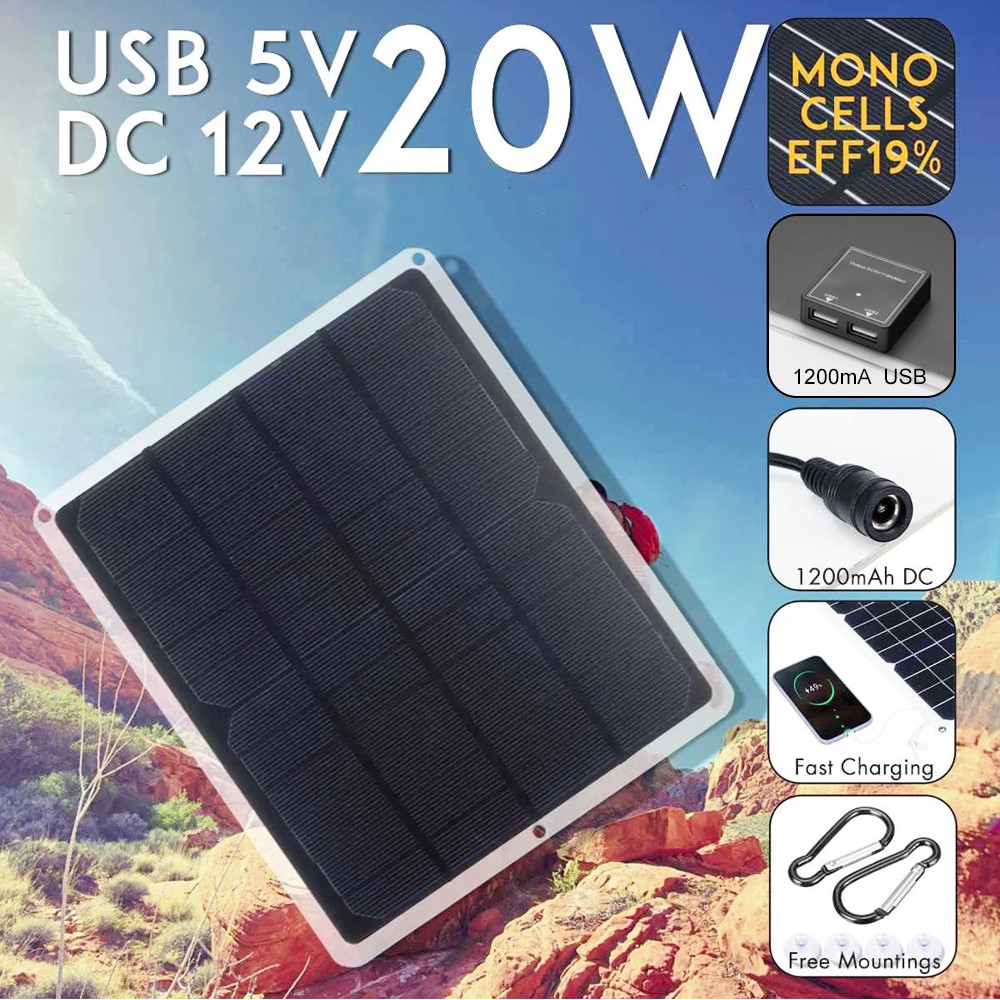Renewable Energy Kits - 20W 6V Lượng Mặt Trời Monocrystalline