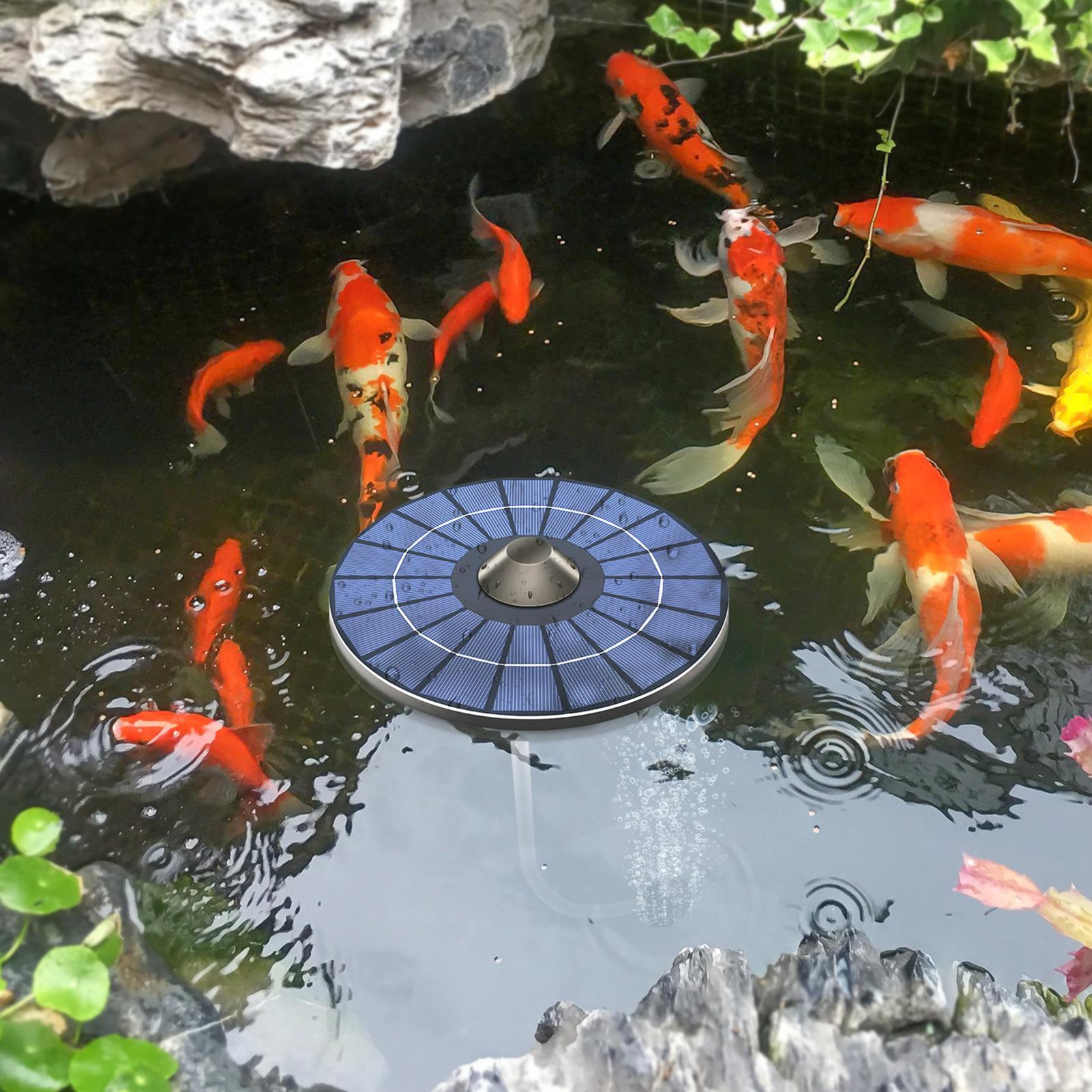 Renewable Energy Kits - Solar-powered pond aerator pump Aquarium aerator