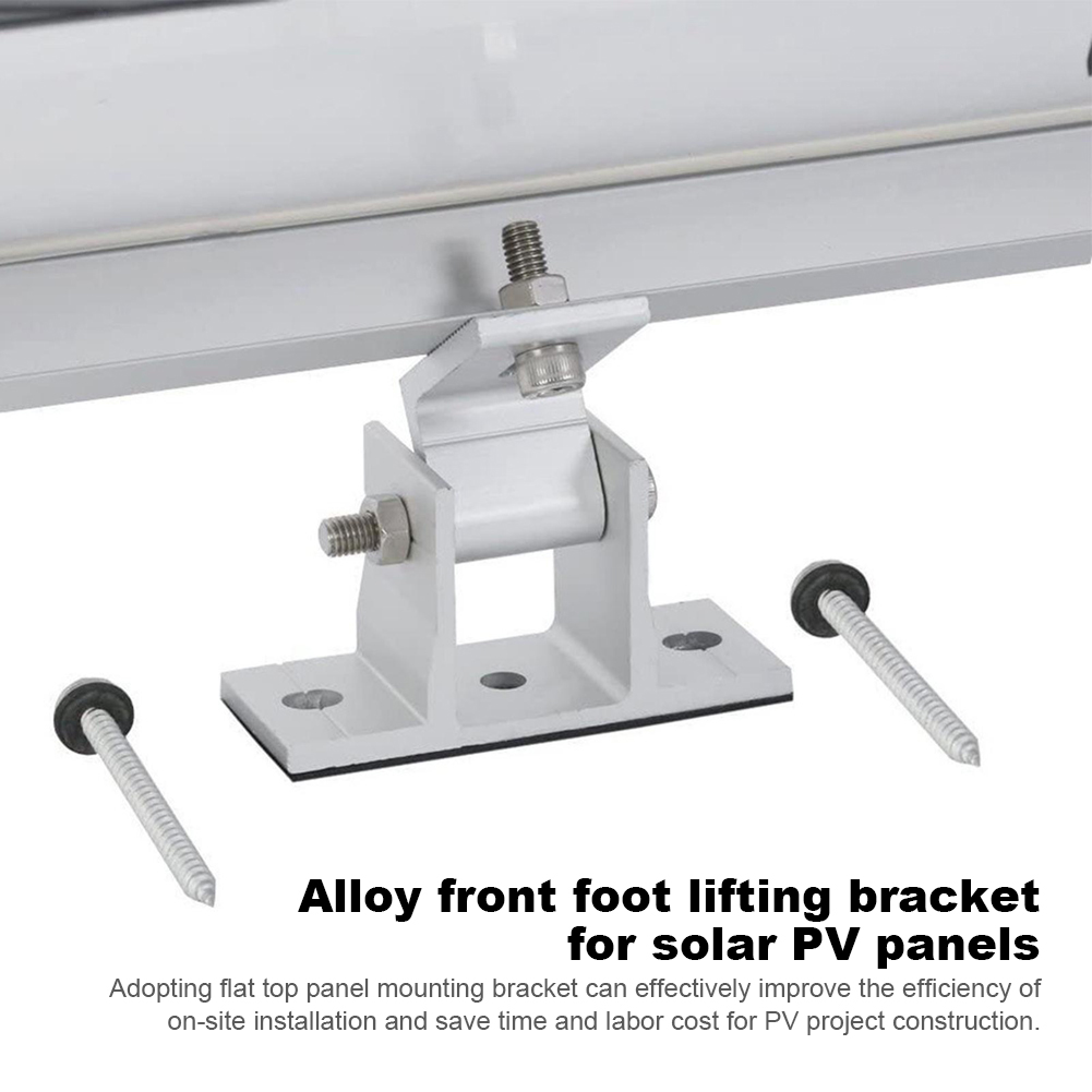 Solar Panel Tilt Mount - 2 Pcs Aluminum Solar Panel Brackets