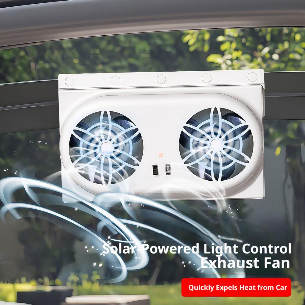 Dual Fan Solar Car Cooler Vent - đánh giá và giá Renewable Energy Fan