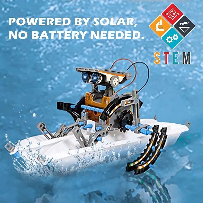 13-in-1 Solar Powered Robot Ki - đánh giá và giá Renewable Energy Kits