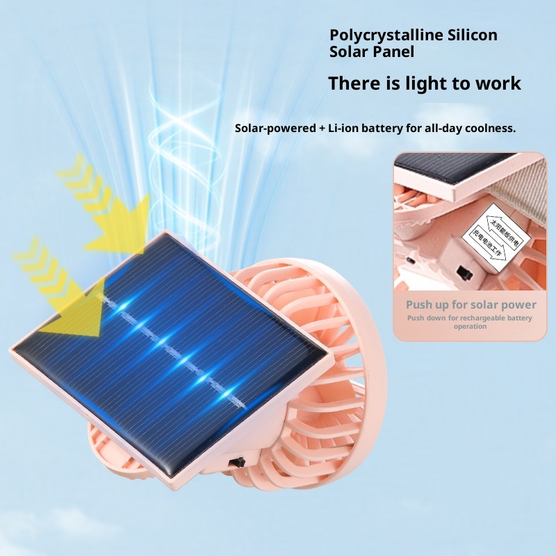 Solar Powered Clip On Fan USB  - đánh giá và giá Renewable Energy Fan