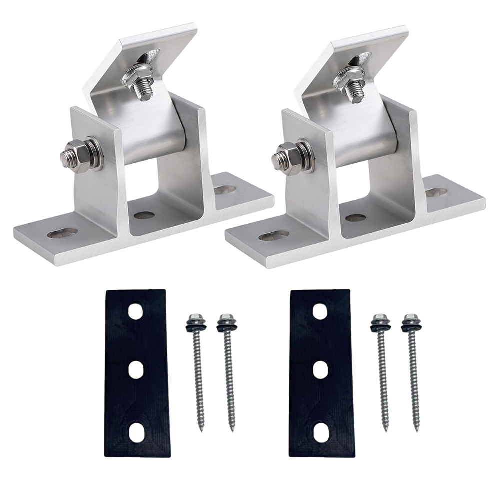 2 Pcs Aluminum Solar Panel Bra - đánh giá và giá Solar Panel Tilt Mount