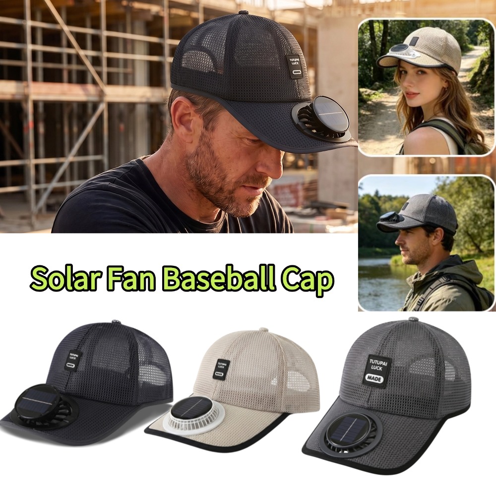 Unisex Solar Powered Fan Cap F - đánh giá và giá Renewable Energy Fan