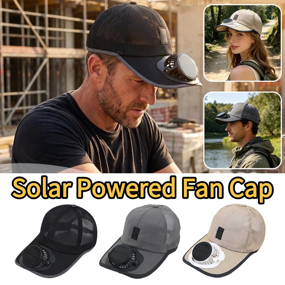 Unisex Solar Powered Fan Cap F - đánh giá và giá Renewable Energy Fan
