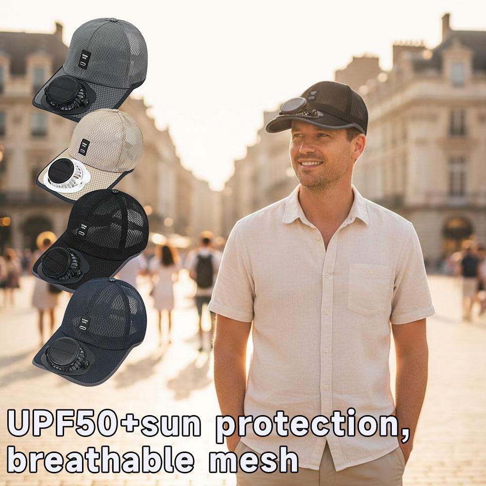 Solar Fan Hat USB Rechargeable - đánh giá và giá Renewable Energy Fan