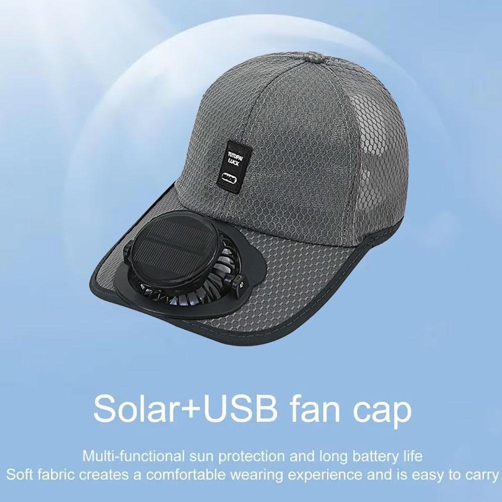 Solar Fan Hat USB Rechargeable - đánh giá và giá Renewable Energy Fan