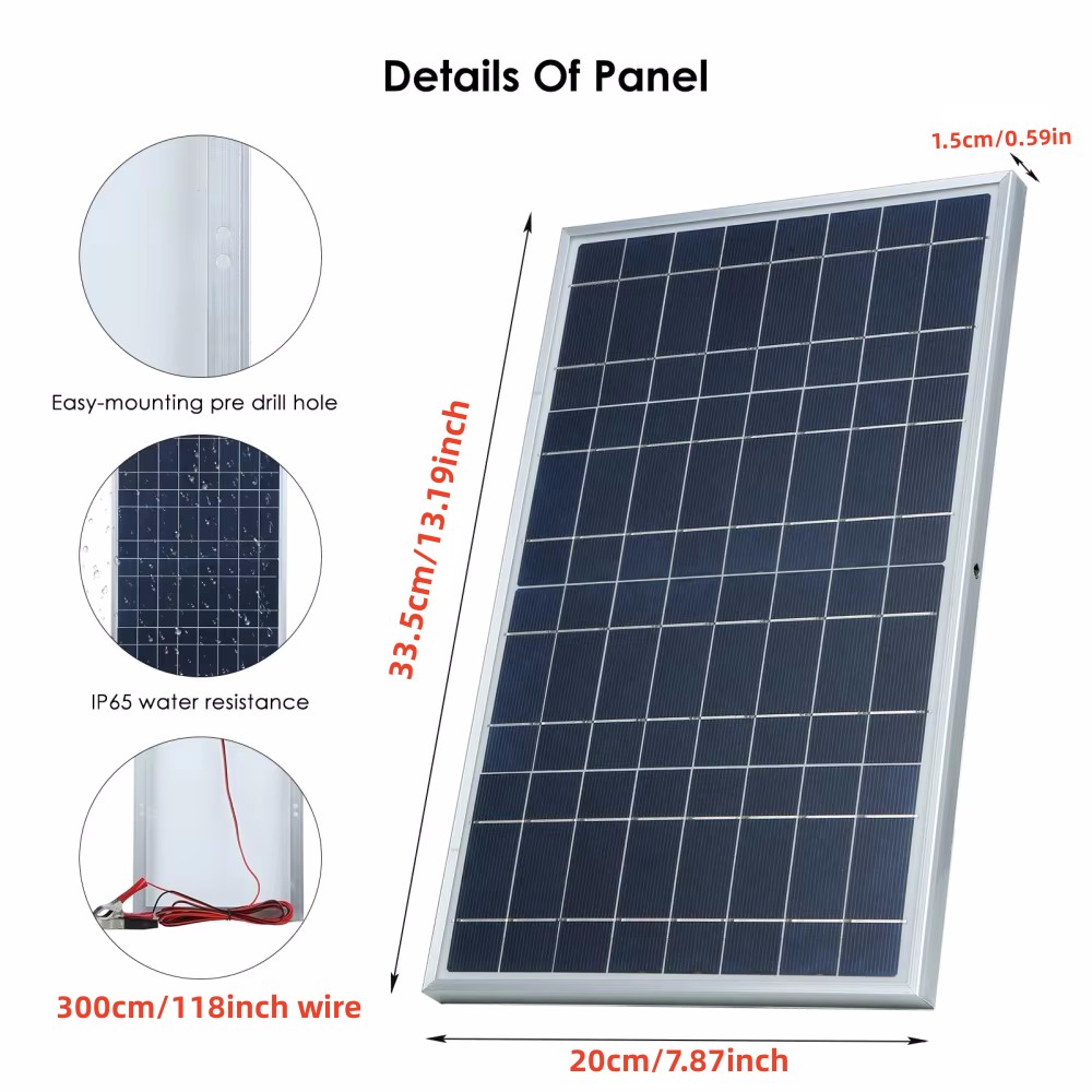 35W Solar Panel Kit Complete 1 - đánh giá và giá Renewable Energy Kits