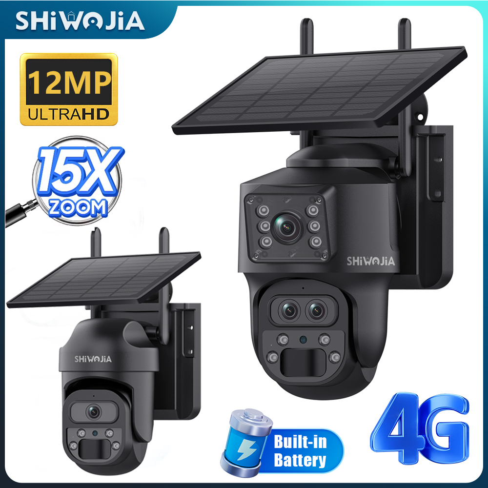 SHIWOJIA 15X ZOOM Solar Camera - đánh giá và giá Solar Panel Tilt Mount