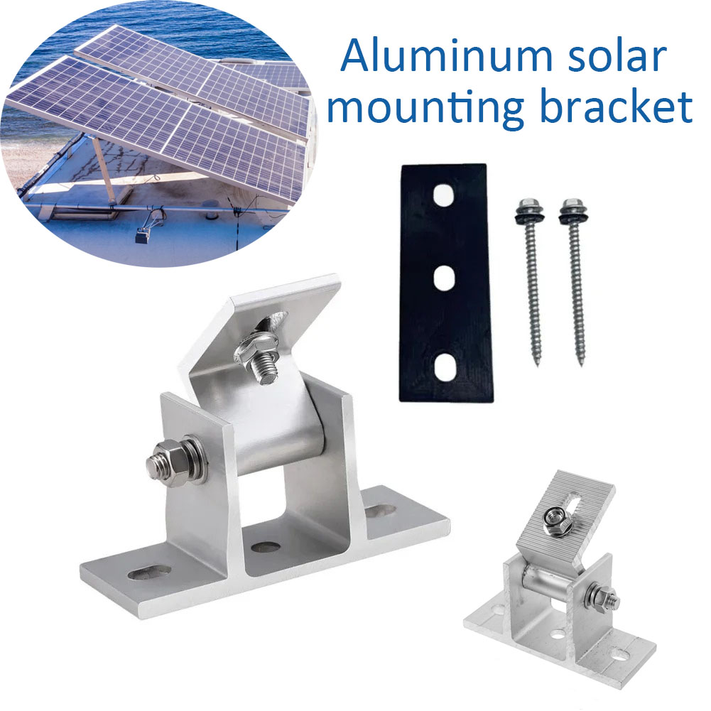 1/2 Set Aluminum Solar Panel T - đánh giá và giá Solar Panel Tilt Mount
