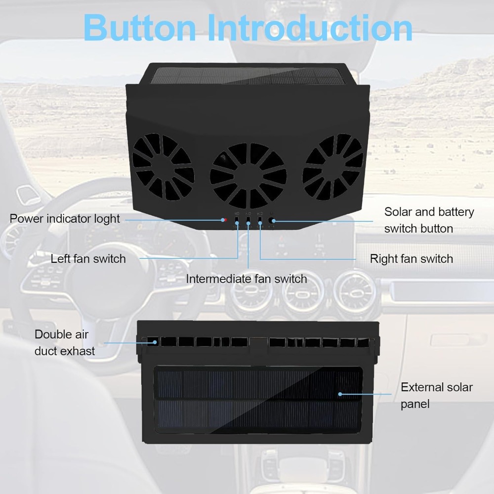 3 Head Car Exhaust Fan USB Rec - đánh giá và giá Renewable Energy Fan